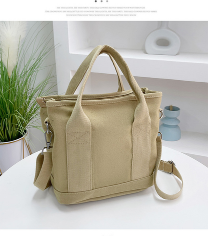 Large capacity multi-pocket handbag