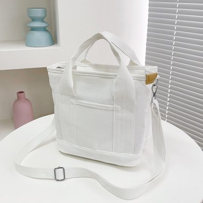 Large capacity multi-pocket handbag