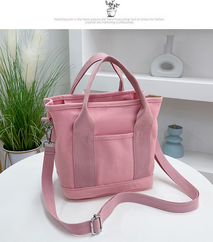 Large capacity multi-pocket handbag