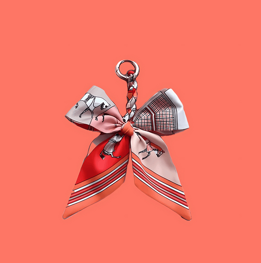 SILK TWILY BOW INSPIRED BAG CHARMS