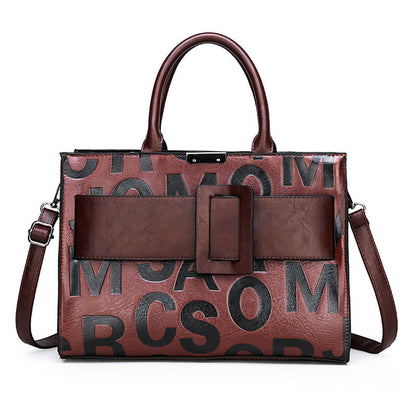 Letter Style Vegan Leather bag