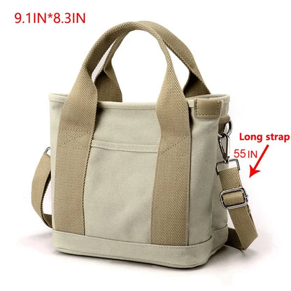 Large capacity multi-pocket handbag