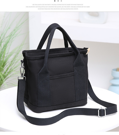 Large capacity multi-pocket handbag