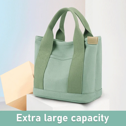 Large capacity multi-pocket handbag