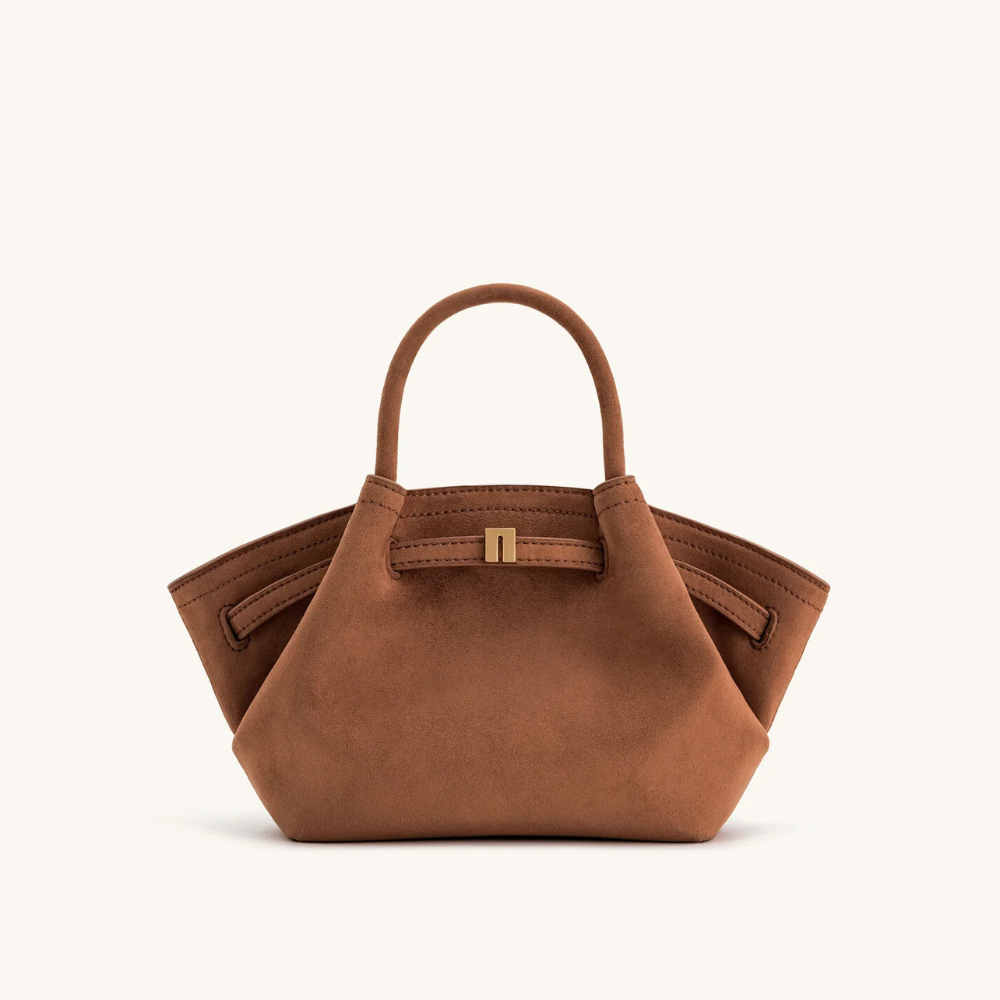 Luna Mini Faux Suede Tote Bag