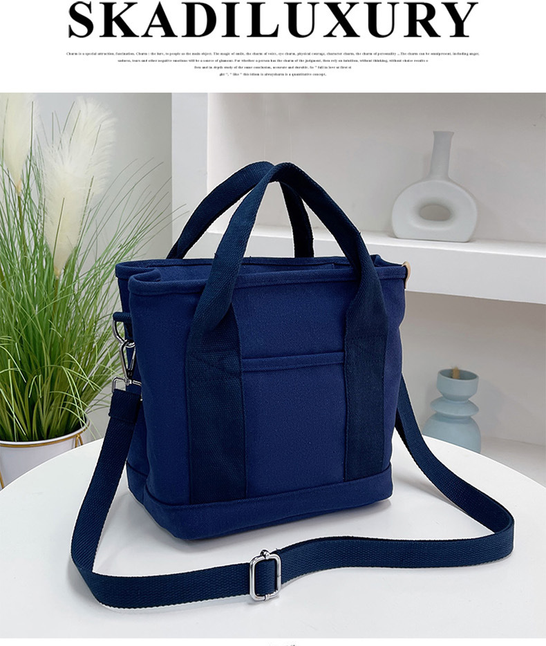 Large capacity multi-pocket handbag