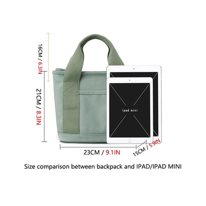 Large capacity multi-pocket handbag